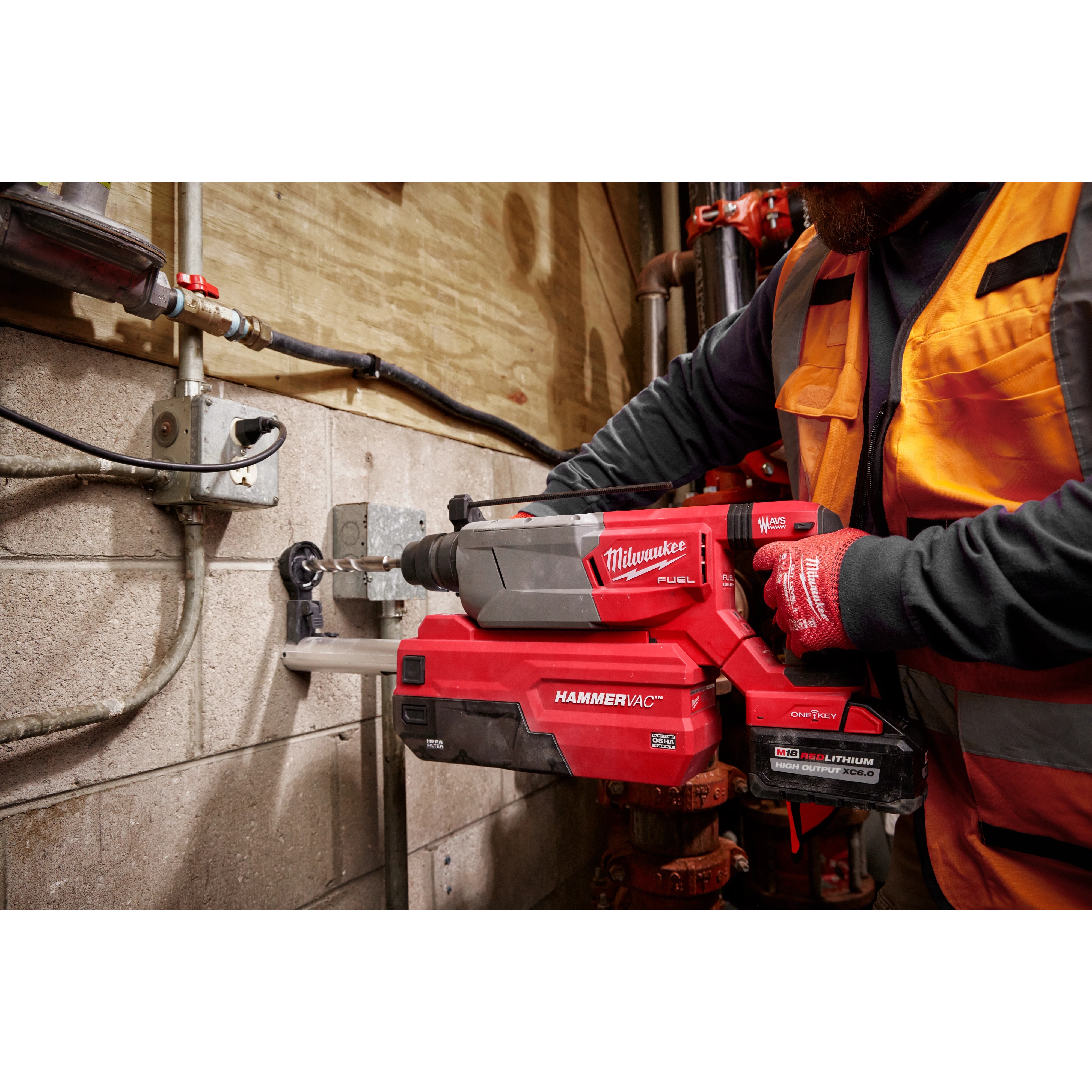 M18 FUEL™ HAMMERVAC™ 1-1/4" Dedicated Dust Extractor
