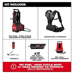 MX FUEL™ High Cycle Concrete Vibrator Kit