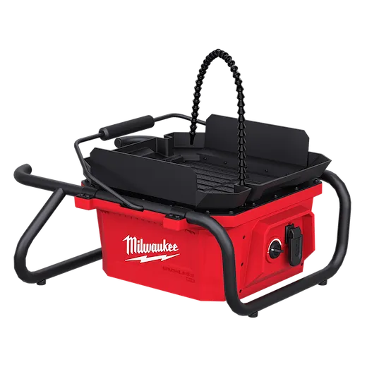 M18 Brushless Pipe Threading Oiler in a compact, portable design with a metal body and ergonomic handle for easy use.