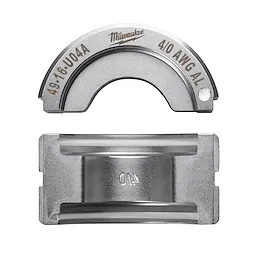 4/0 Aluminum U Style Die, displaying both the top and side views, labeled "49-16-U04A" and "4/0 AWG AL".