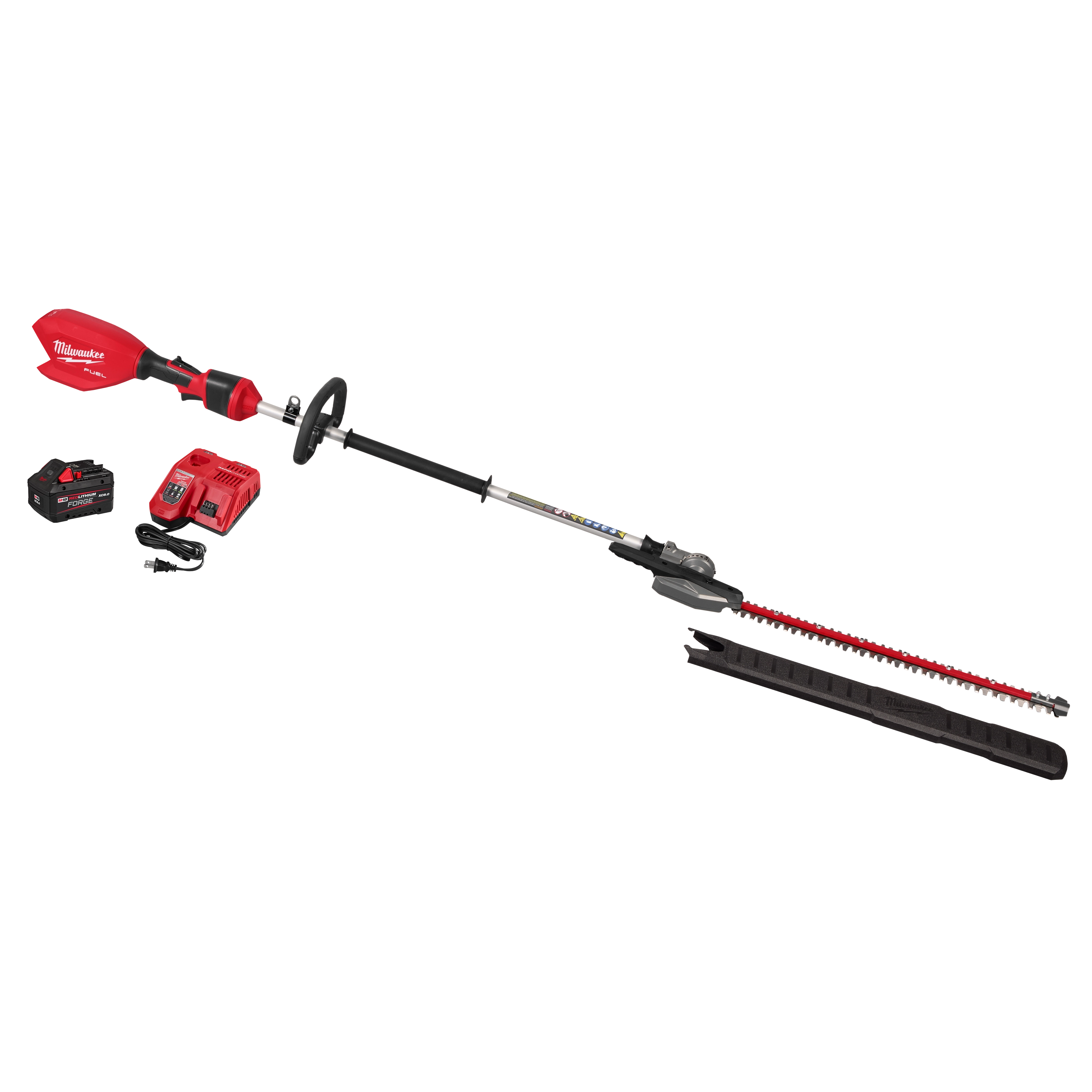 Image of the Milwaukee M18 FUEL™ Pole Articulating Hedge Trimmer Kit