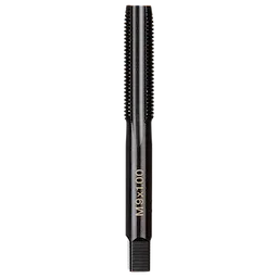 M9-1.00%20mm%20Straight%20Flute%20Plug%20Tap is a metal cutting tool with straight flutes for creating threads in holes.