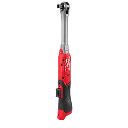 The M12 FUEL 1/2" Extended Reach Ratchet features a long, slim design for accessing tight spaces.