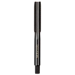 M8-1.00 20mm Straight Flute Plug Tap with straight cutting edges for creating threads in metal or plastic materials.