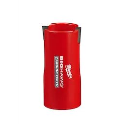1-3/8" BIG HAWG with Carbide Teeth in red with black cutting edges, designed for heavy-duty cutting tasks.