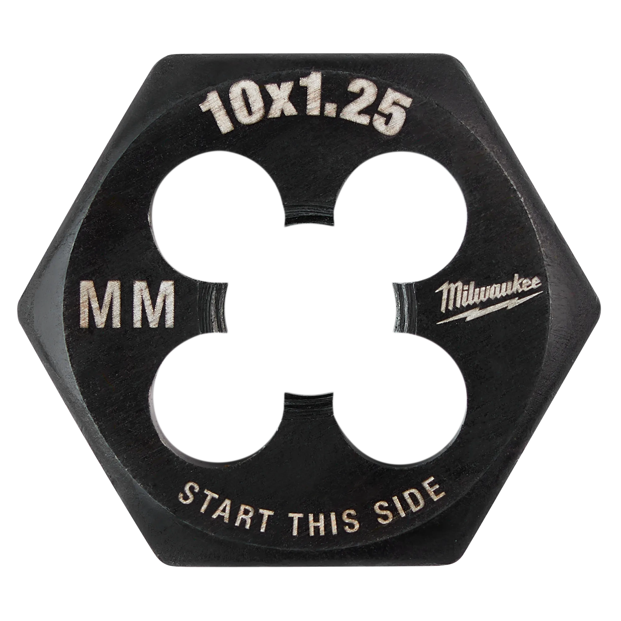 M10-1.25 mm 1-Inch Hex Threading Die