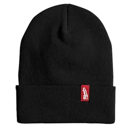 506B - Acrylic Cuffed Beanie – Black