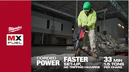 MX FUEL 27 lb SDS MAX Demolition Hammer Video.