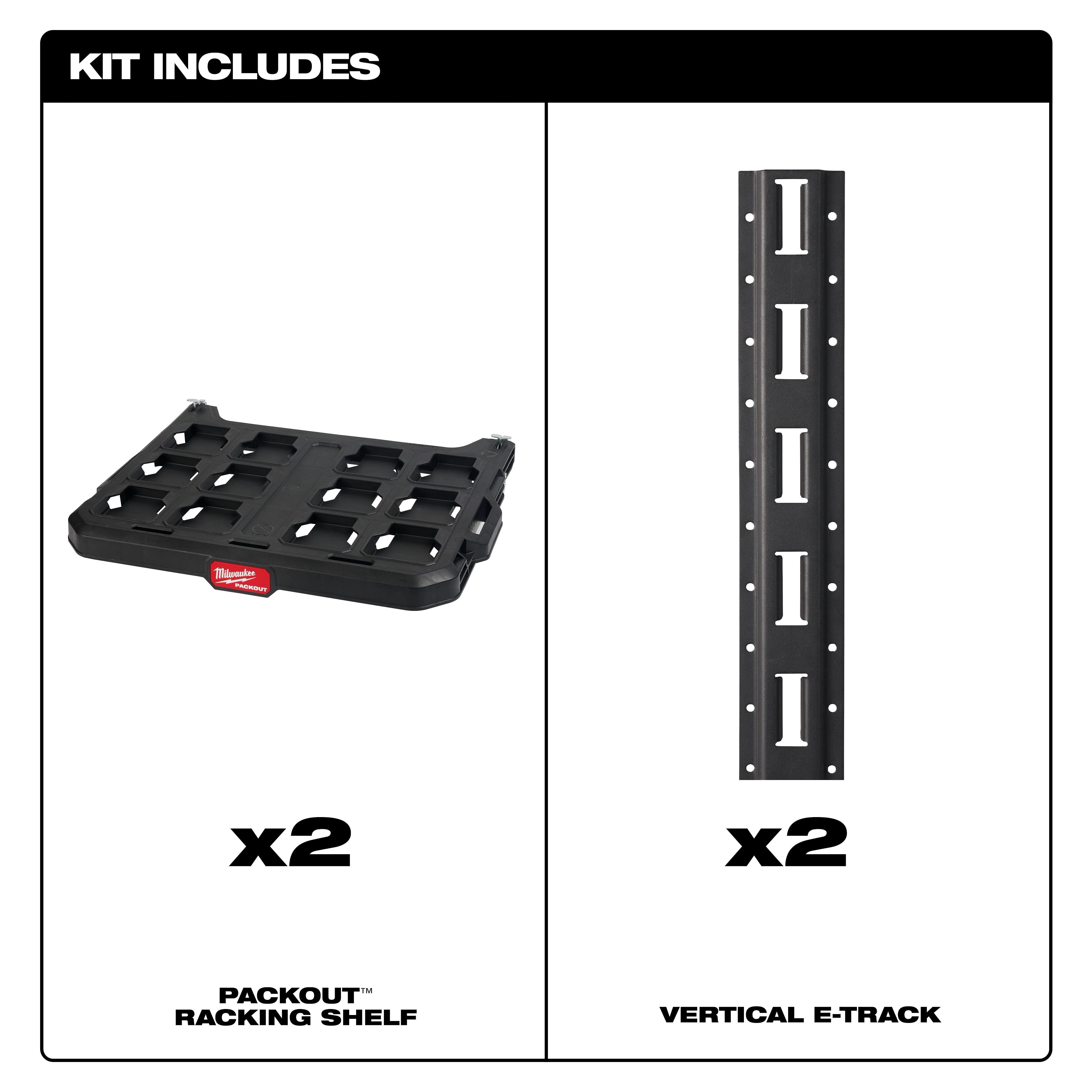 PACKOUT Racking Kit Includes Image