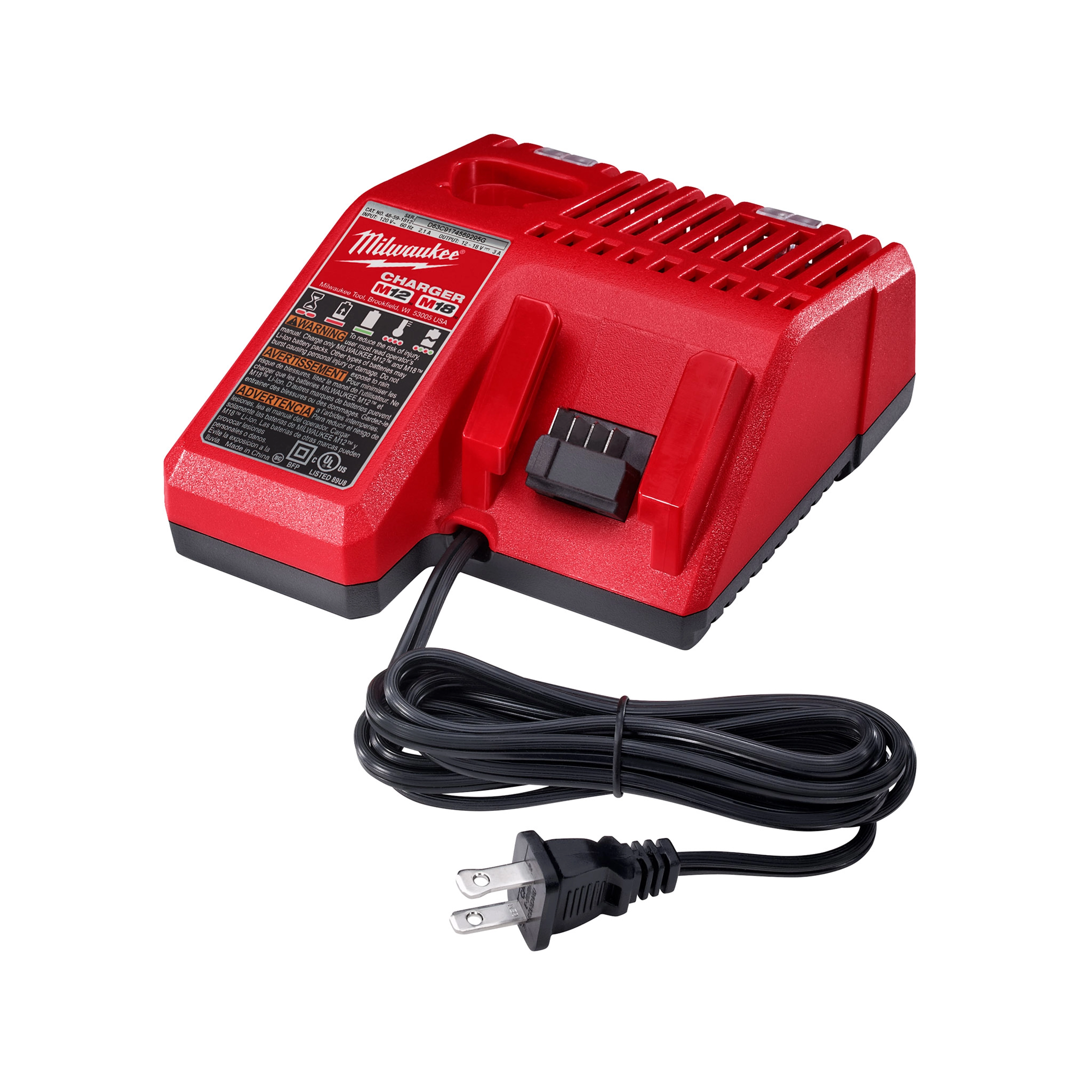 M12 and M18 Multi-Voltage Charger