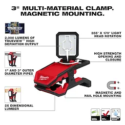 M18™ ROVER Clamping Flood Light