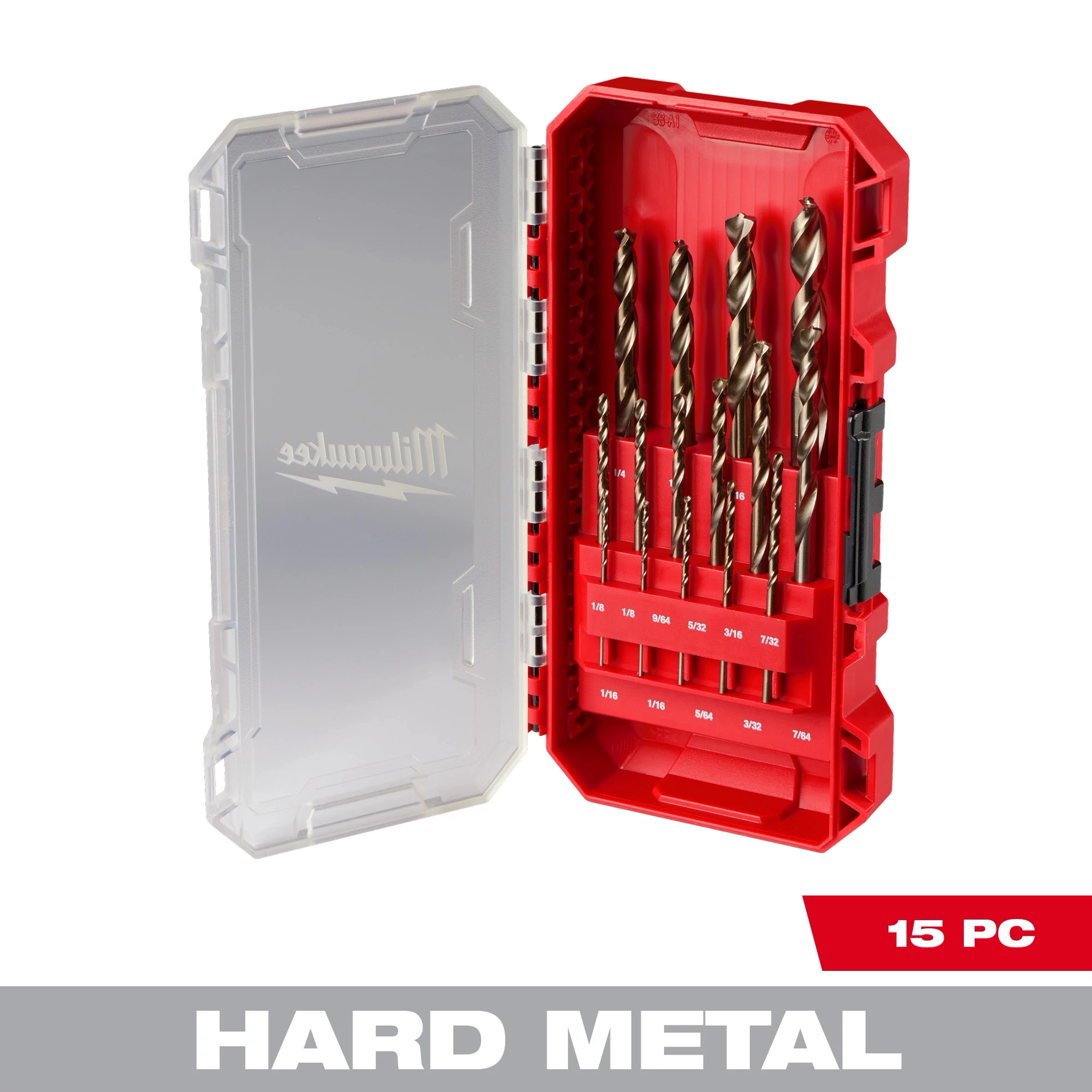 RED HELIX™ Cobalt Drill Bit Set – 15PC