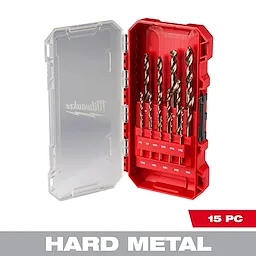 RED HELIX™ Cobalt Drill Bit Set – 15PC