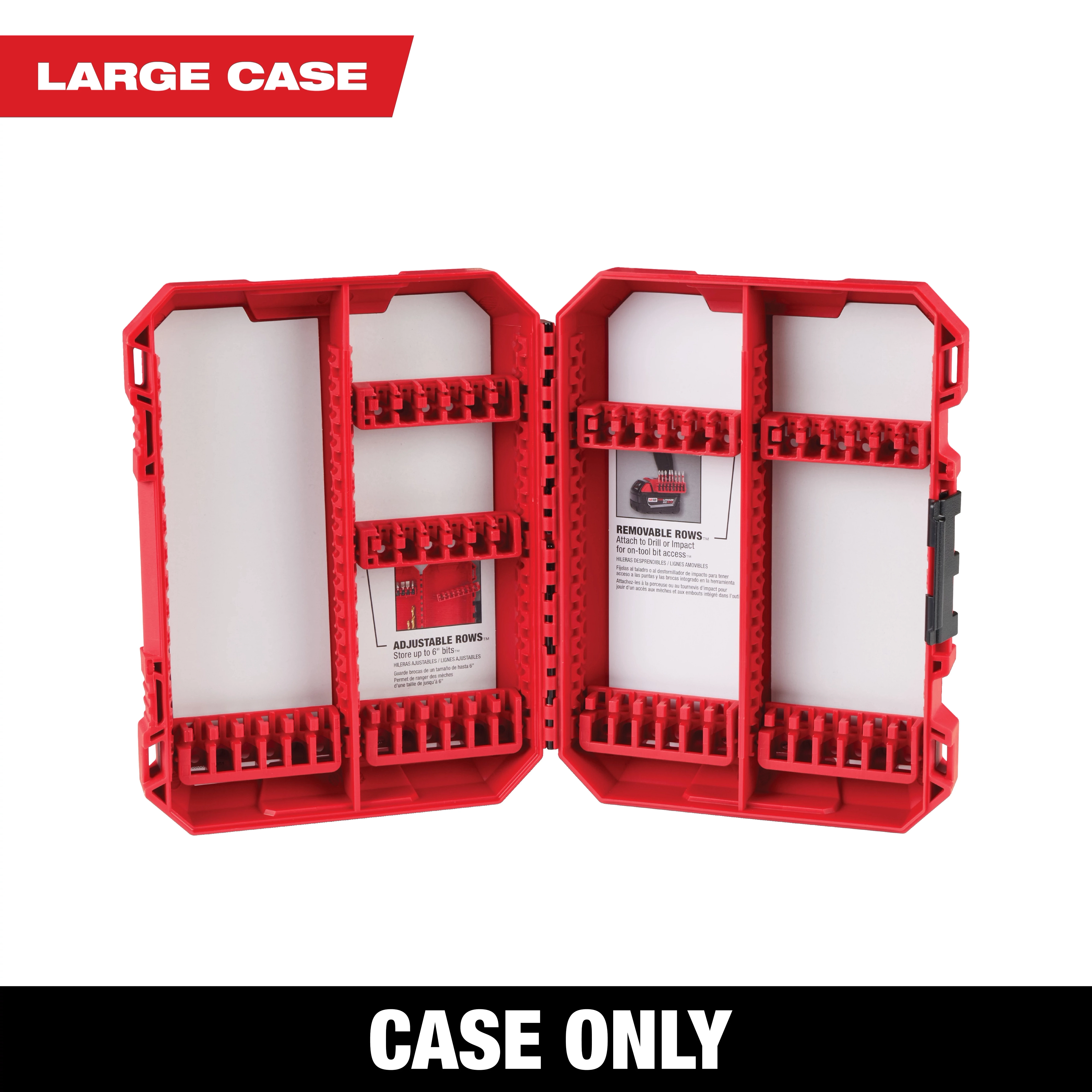 MILWAUKEE® Customizable Large Case for Impact Driver Accessories