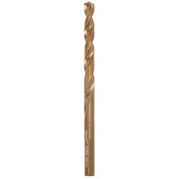 Red Helix Cobalt 15/64-inch drill bit with a bronze finish, featuring a twisted design for enhanced cutting and durability.