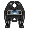 3/4" Streamline ACR Press Jaw for M12 FORCE LOGIC Press Tool, featuring clamp design with safety and operation icons.