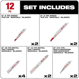 49-22-1129 Sawzall Blade Image Reel Set Includes