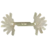  0.35-3.00 mm Metric Thread Pitch Gauge with all 16 leaves shown