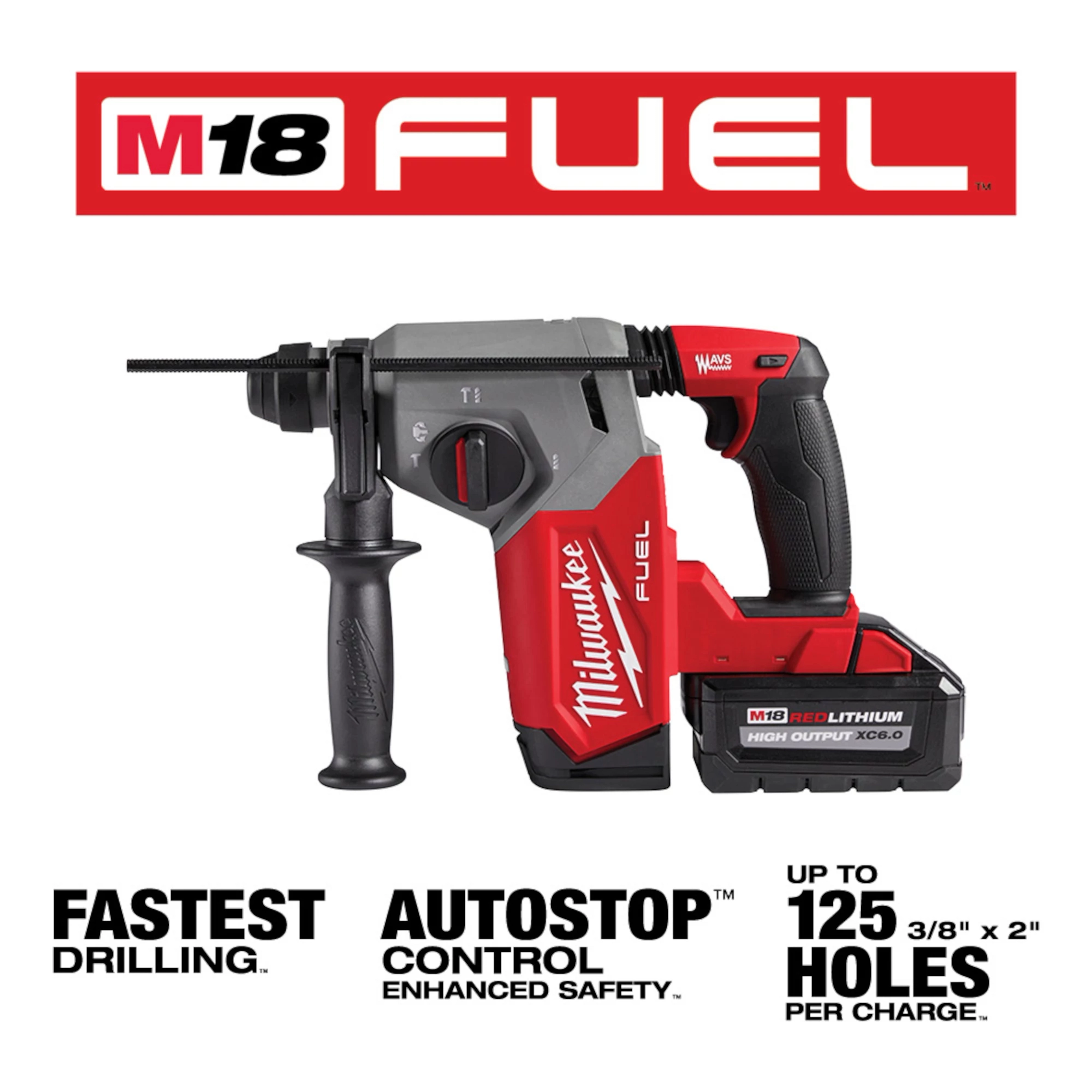 M18 FUEL™ 1” SDS Plus Rotary Hammer FUEL USP