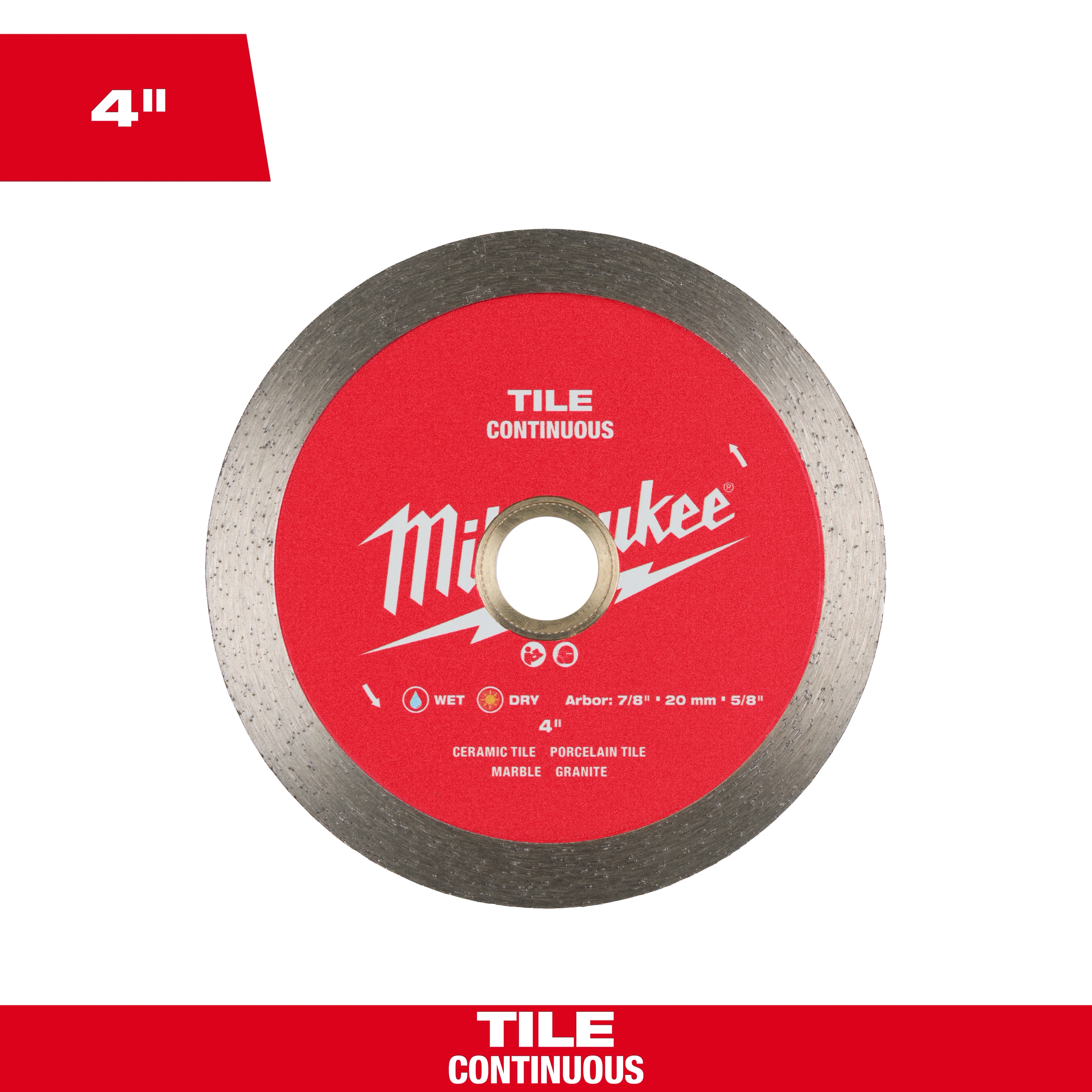 Milwaukee Continuous Tile Diamond Blade