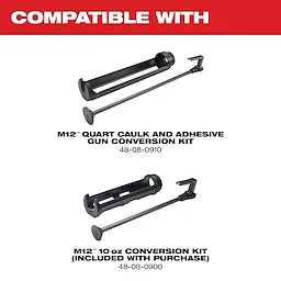 M12 12-Volt Lithium-Ion Cordless 10 oz. Caulk and Adhesive Gun (Tool-Only)