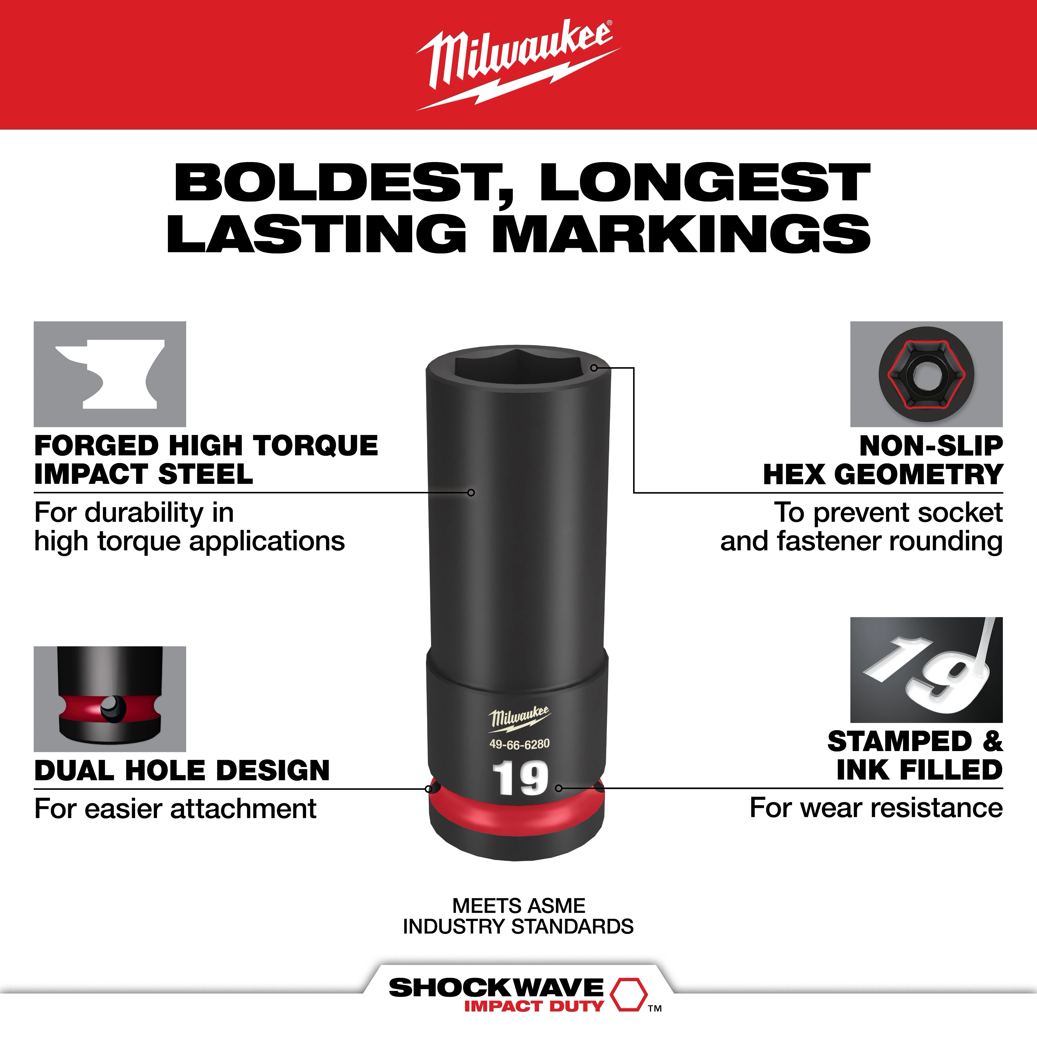Metric 6pt Impact Sockets