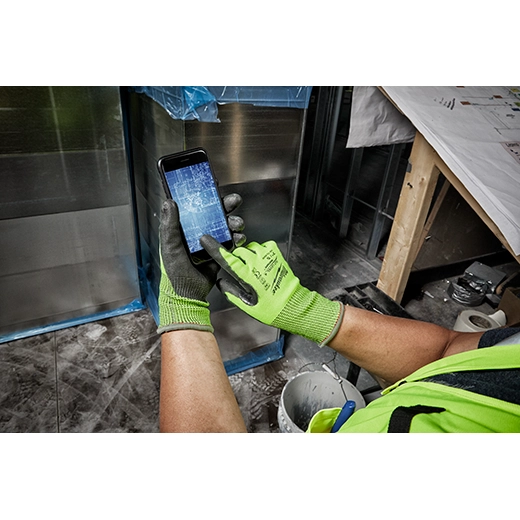 48-73-8942 - Hi Vis Cut Gloves
