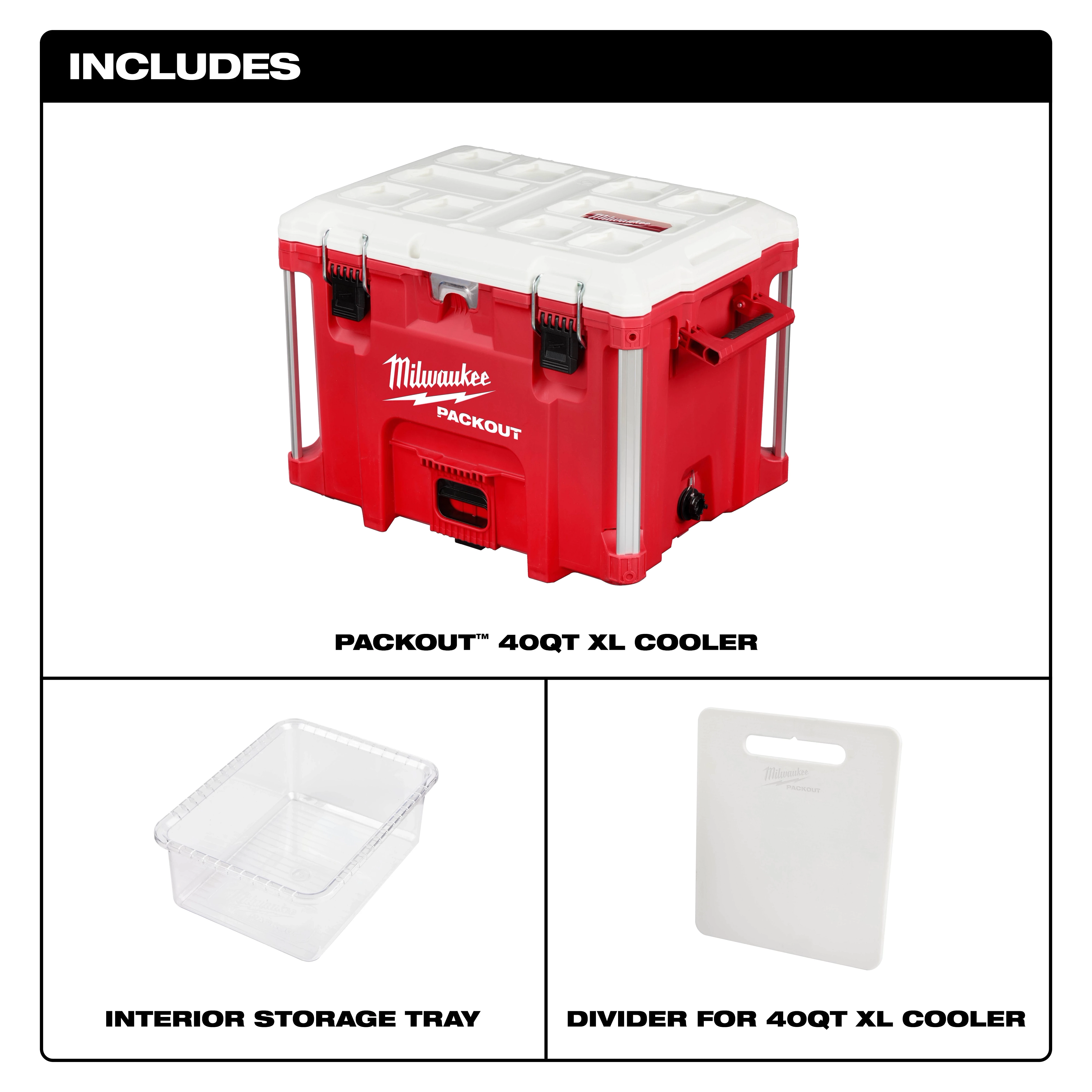 PACKOUT 40QT XL Cooler Kit Includes