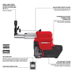 M18 FUEL™ HAMMERVAC 1” Dedicated Dust Extractor