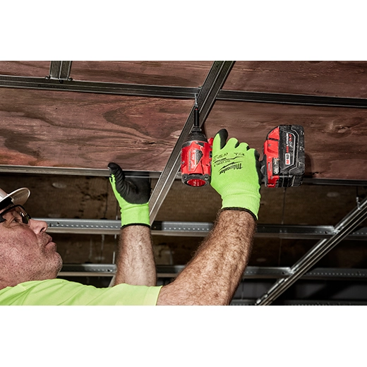 48-73-8932 - Hi Vis Cut Gloves