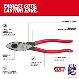 Walkaround for 9" Lineman's Dipped Grip Pliers (USA)