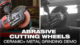 Milwaukee Bonded Abrasives Ceramic Plus Cutting Demo.