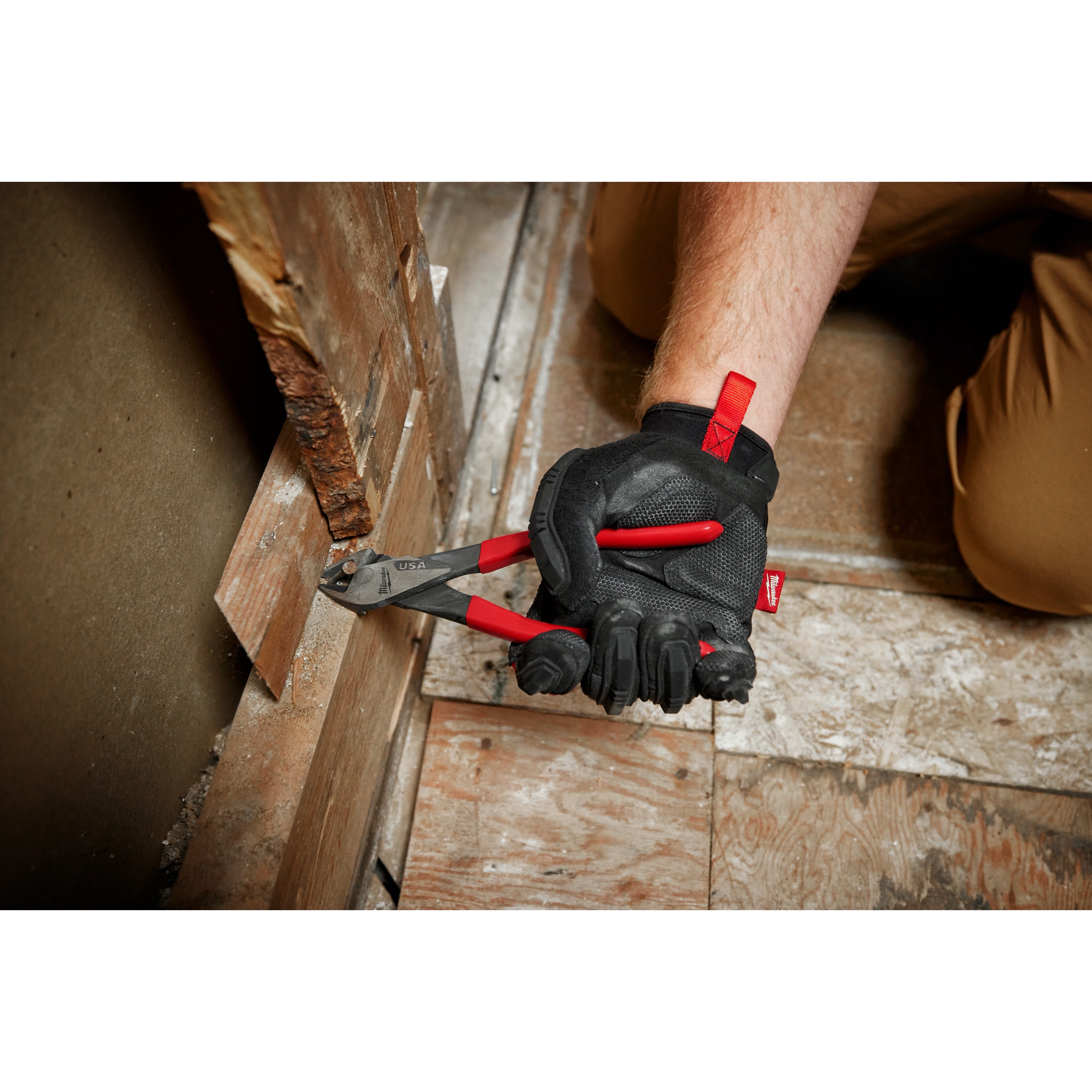 8" Diagonal Dipped Grip Pliers (USA)