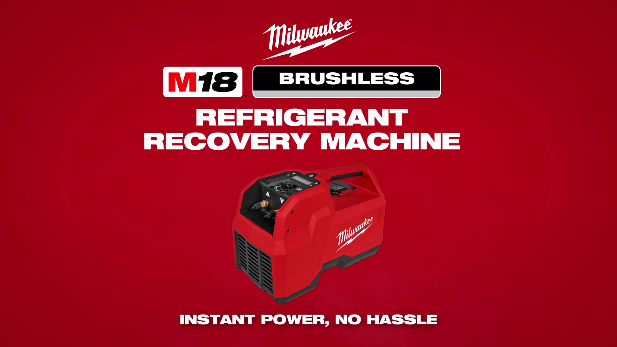Milwaukee® M18™ Brushless Refrigerant Recovery Machine