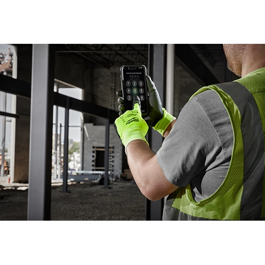 48-73-8912 - High Visibility Cut Level 1 Polyurethane Dipped Glove - L