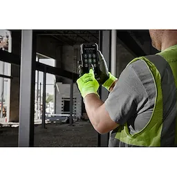 48-73-8912 - High Visibility Cut Level 1 Polyurethane Dipped Glove - L