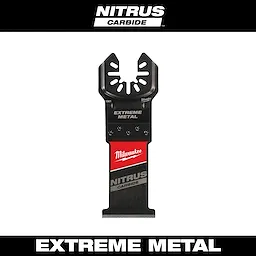 NITRUS CARBIDE Extreme Metal Universal Fit OPEN-LOK Multi-Tool Blade 1PK features a durable design with metal-cutting teeth.