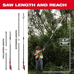 M18 FUEL™ Telescoping Pole Saw