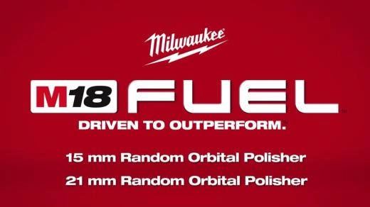 M18Fuel 15mm and 21mm Random Orbital Polisher