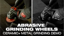 Milwaukee Bonded Abrasives Ceramic Plus Grinding Demo