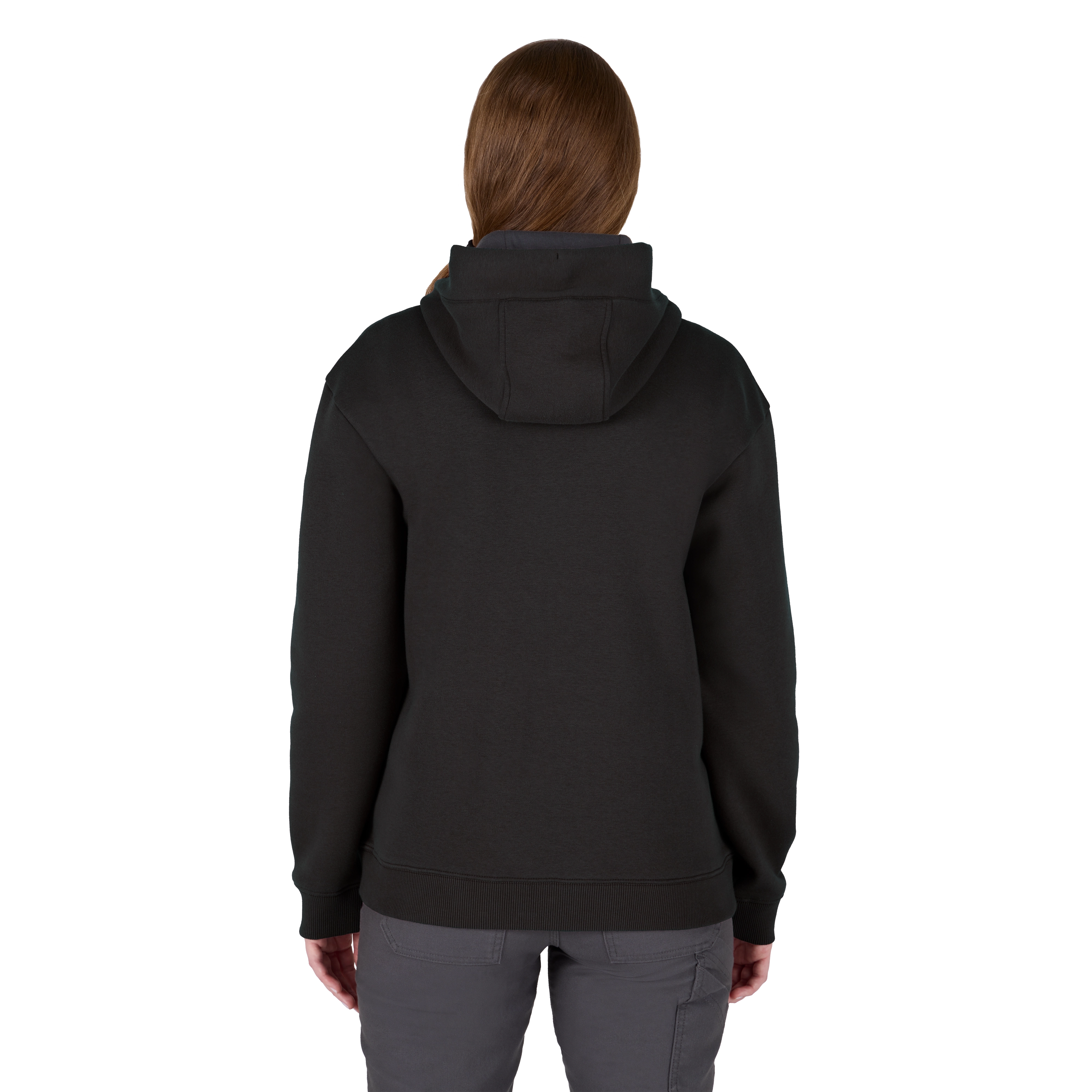 Image of the Milwaukee women's FREEFLEX Pullover Hoodie in black