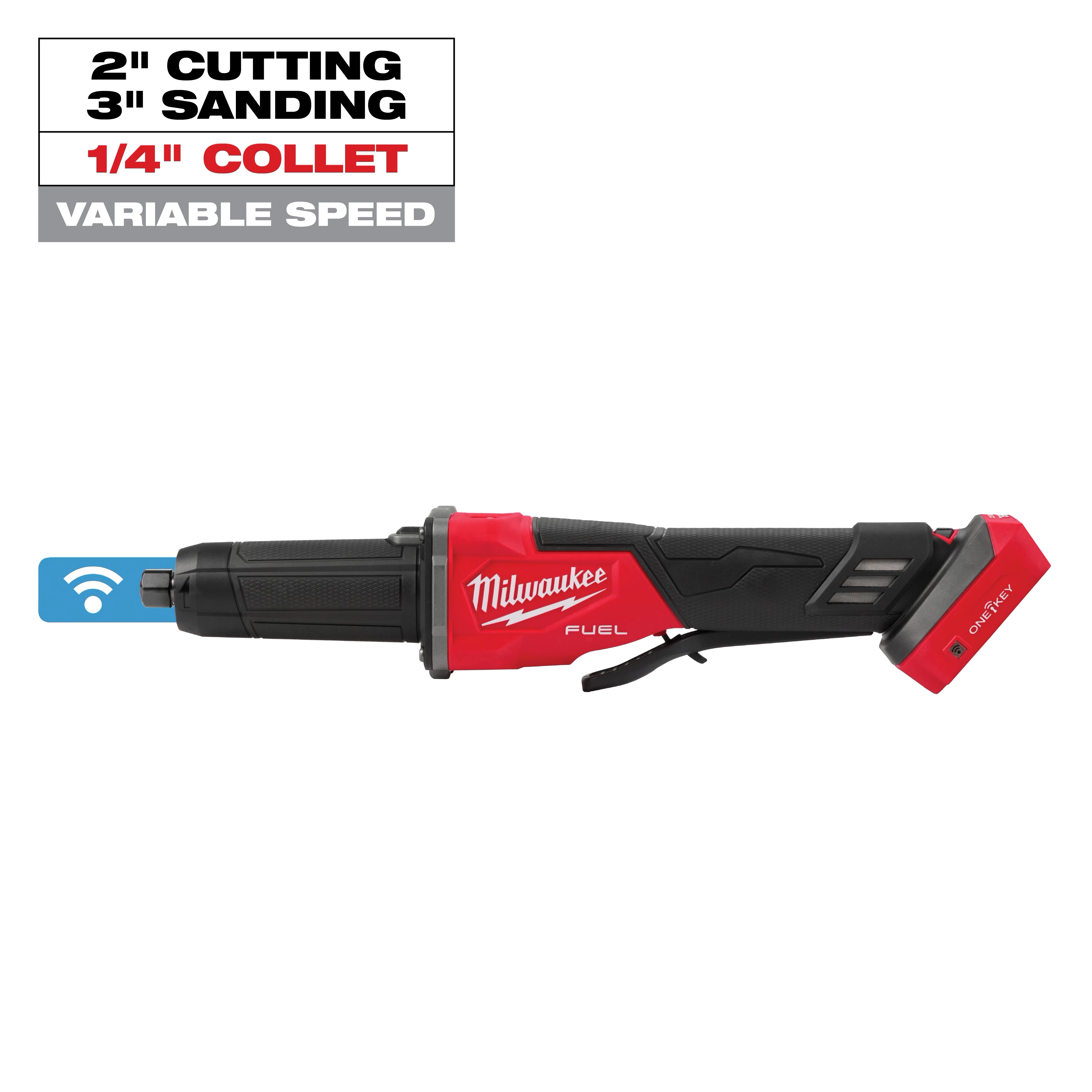 M18 FUEL 18V Lithium-Ion Brushless Cordless 2-3 in. Variable Speed Die Grinder Paddle Switch w/One-Key (Tool-Only)