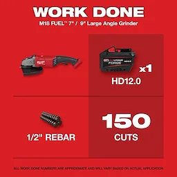 M18 FUEL 18V Lithium-Ion Brushless Cordless 7 in./9 in. Angle Grinder (Tool-Only)