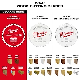 7-1/4" 24T Framing Circular Saw Blade