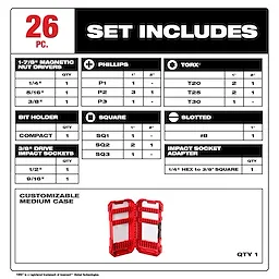 SHOCKWAVE Impact Duty™ Drive & Fasten Set - 26PC