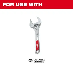 For use with adjustable wrenches