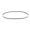 The Deep Cut Extreme Thick Band Saw Blade is a continuous loop of metal with evenly spaced teeth along one edge, designed for heavy-duty cutting tasks. The blade is oval-shaped and made from durable, thick material to handle extreme cutting requirements.