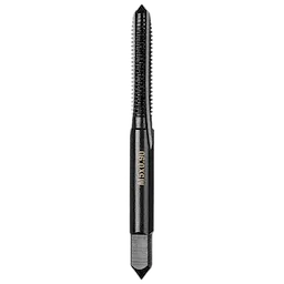M5-0.90 20mm Straight Flute Plug Tap in black with engraved specifications in gold. Designed for threading and repairing threads.
