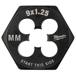 M9-1.25 mm 1-Inch Hex Threading Die