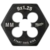 M9-1.25 mm 1-Inch Hex Threading Die
